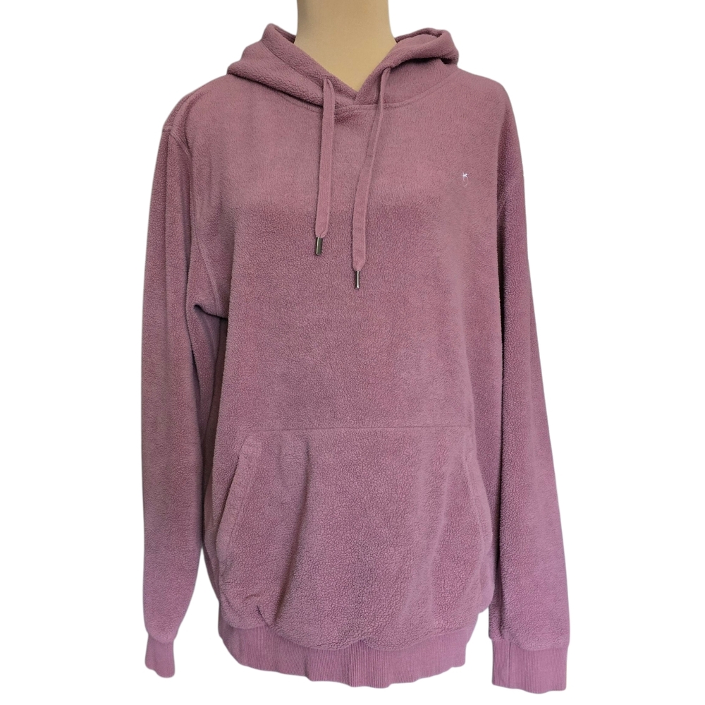 Women's FlexLiving Purple Teddy Hoodie With Front Pocket - Small - Picture 11 of 12